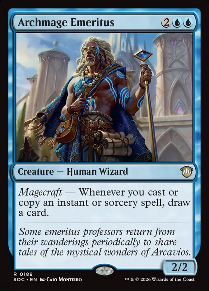 Archmage Emeritus (188) - Secrets of Strixhaven Commander (SOC)