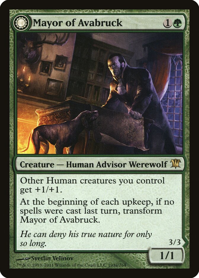 Mayor of Avabruck // Howlpack Alpha (193) - Innistrad (ISD)