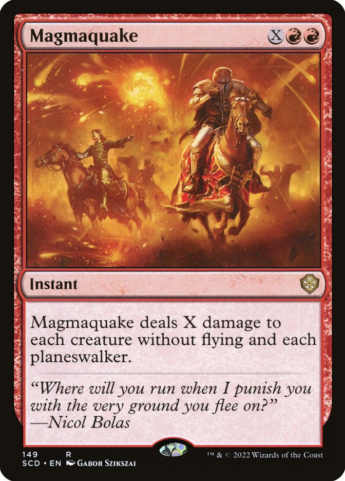 Magmaquake (149) - Starter Commander Decks (SCD)
