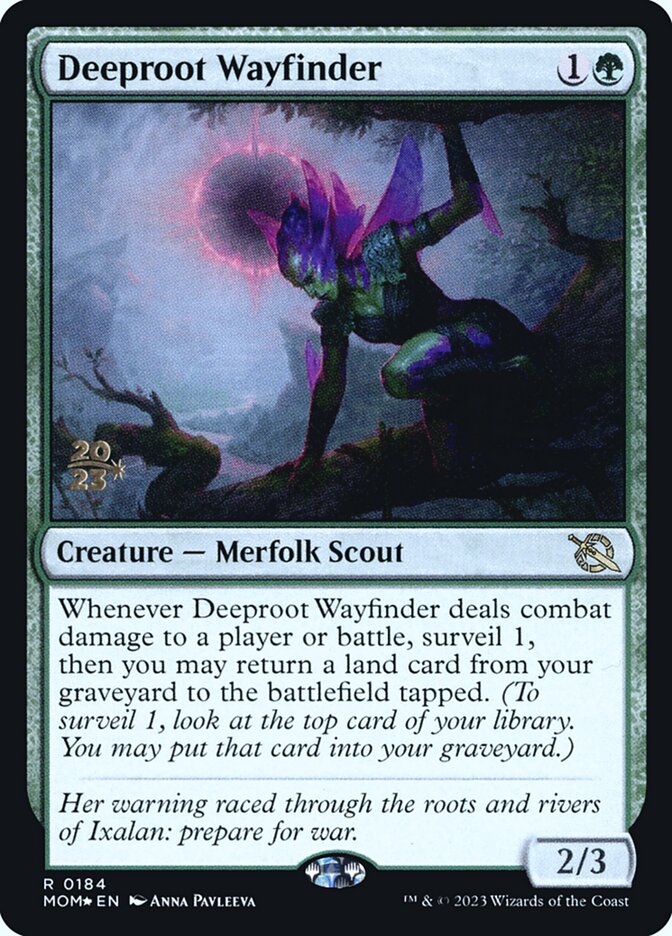 Deeproot Wayfinder (184s) - March of the Machine Promos (PMOM)