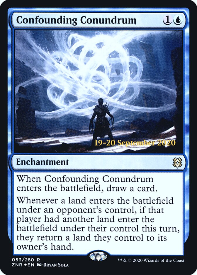 Confounding Conundrum (53s) - Zendikar Rising Promos (PZNR)