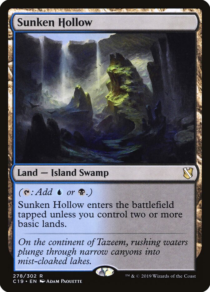 Sunken Hollow (278) - Commander 2019 (C19)