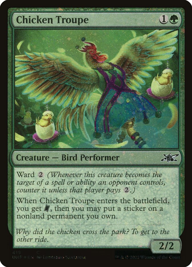 Chicken Troupe (419) - Unfinity (UNF)