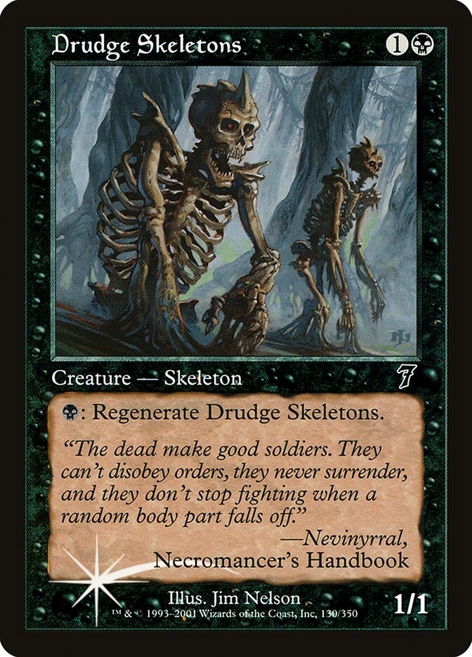 Drudge Skeletons (130) - Seventh Edition (7ED)