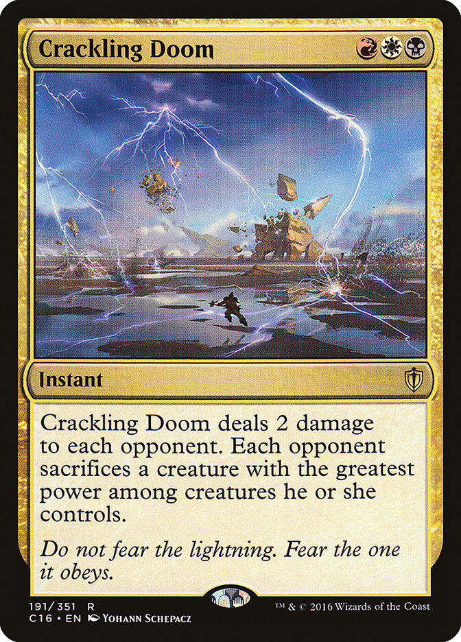 Crackling Doom (191) - Commander 2016 (C16)