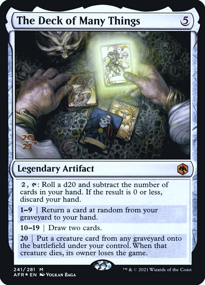 The Deck of Many Things (241s) - Adventures in the Forgotten Realms Promos (PAFR)