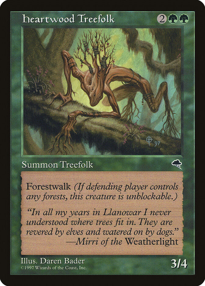 Heartwood Treefolk (233) - Tempest (TMP)
