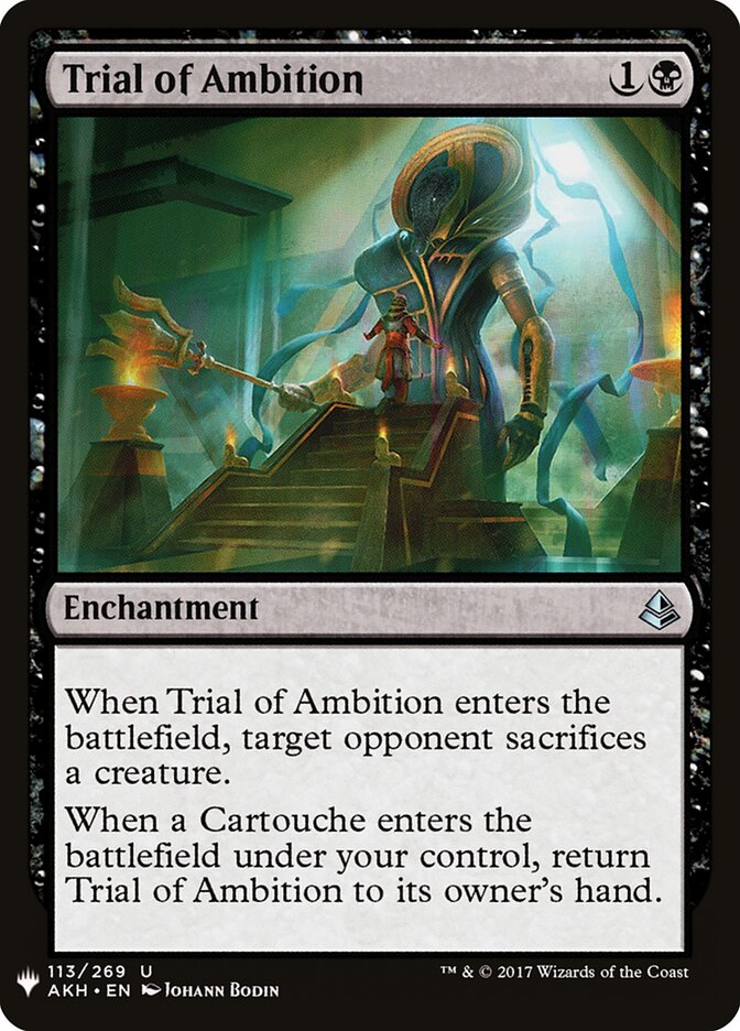 Trial of Ambition (AKH-113) - The List (PLST)