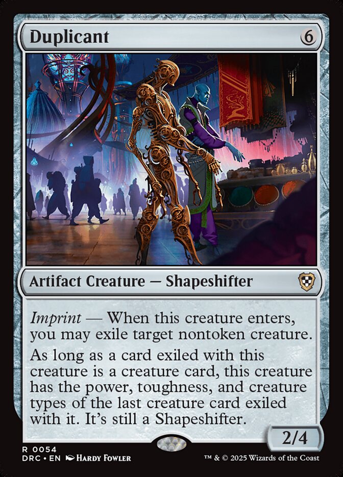 Duplicant (54) - Aetherdrift Commander (DRC)