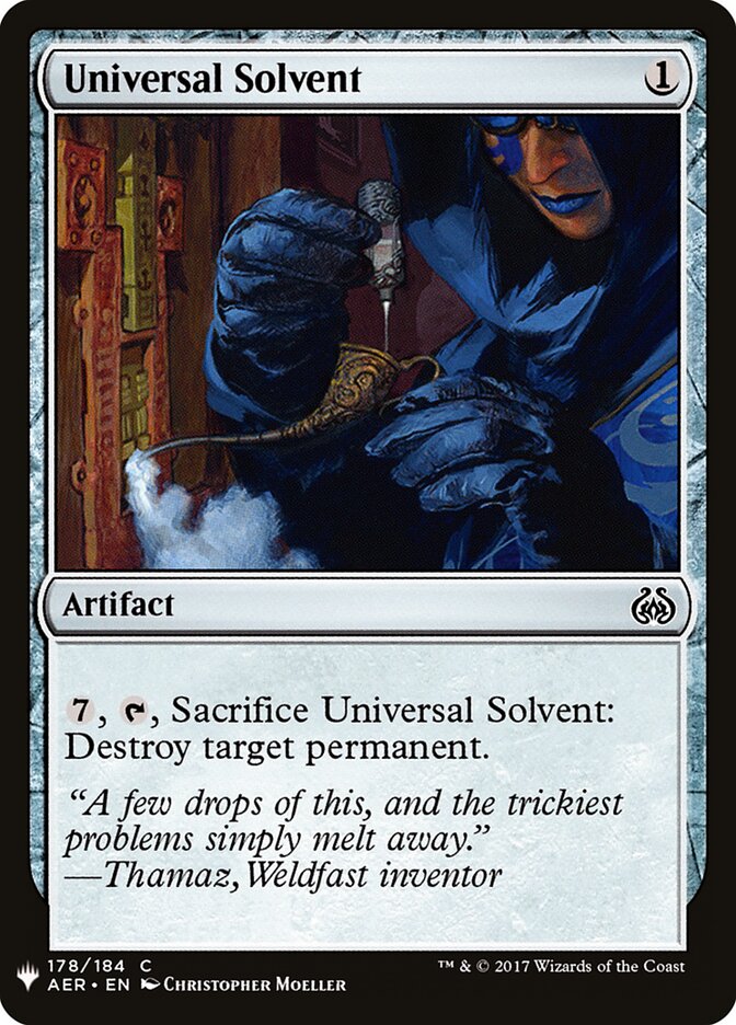 Universal Solvent (AER-178) - The List (PLST)