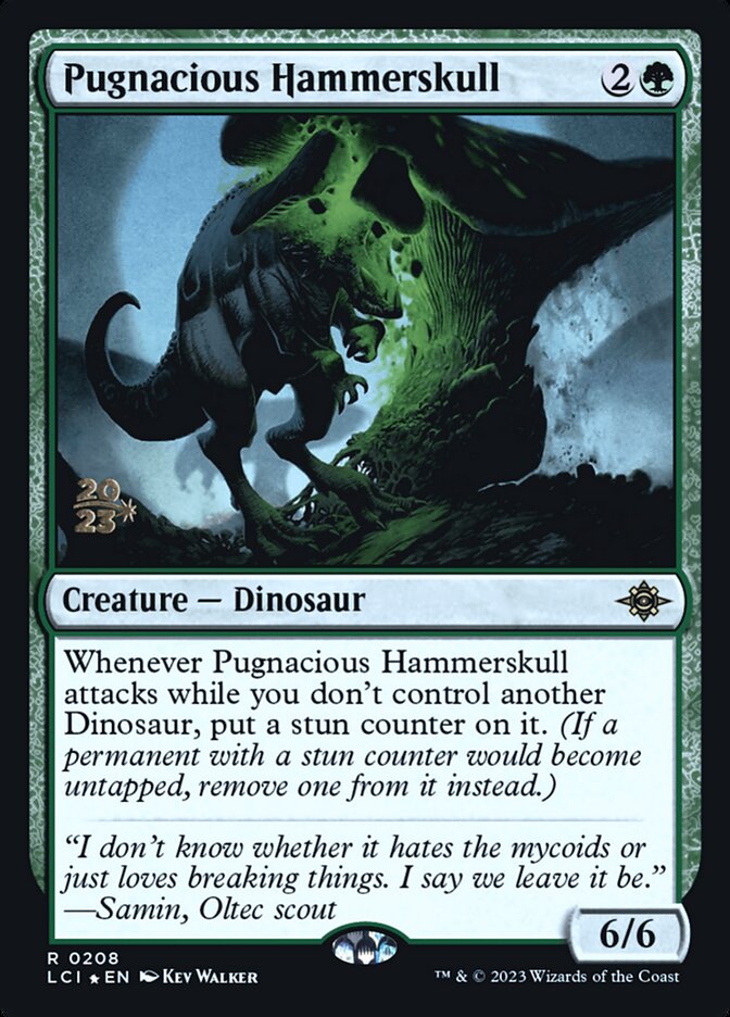 Pugnacious Hammerskull (208s) - The Lost Caverns of Ixalan Promos (PLCI)