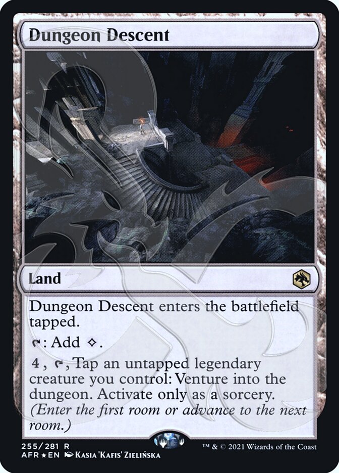 Dungeon Descent (255a) - Adventures in the Forgotten Realms Promos (PAFR)