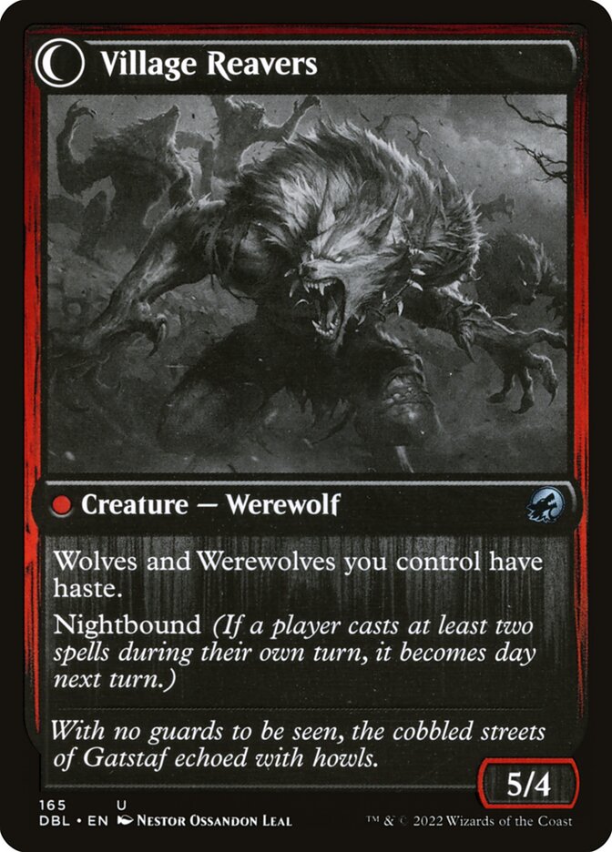Village Watch // Village Reavers (165) - Innistrad: Double Feature (DBL)