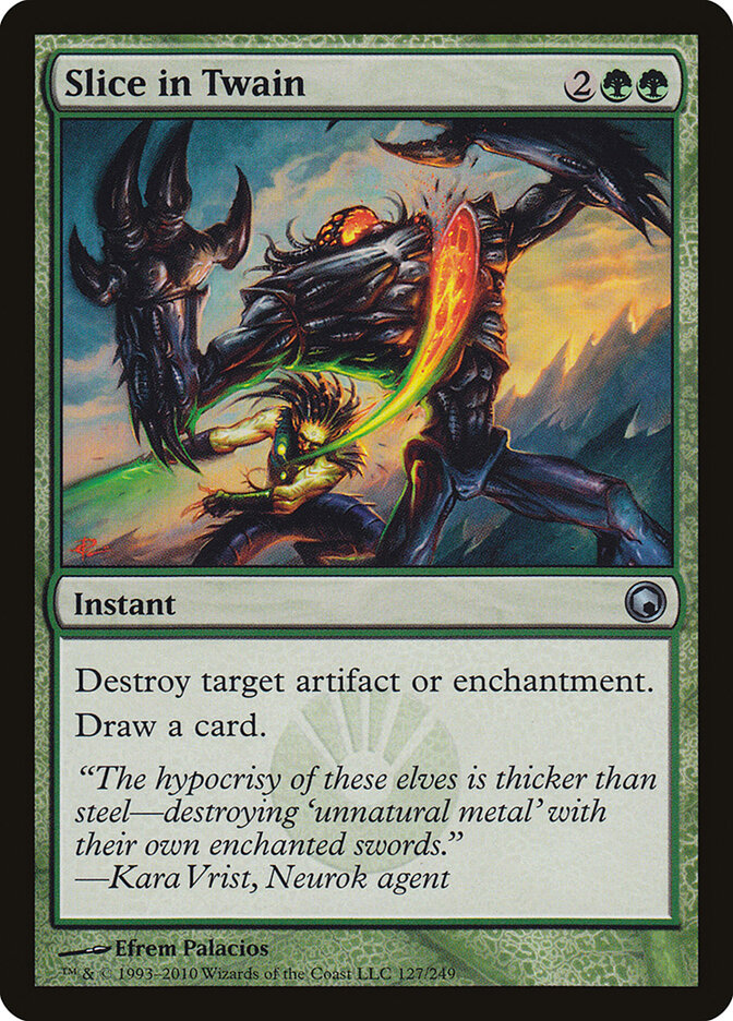 Slice in Twain (127) - Scars of Mirrodin (SOM)