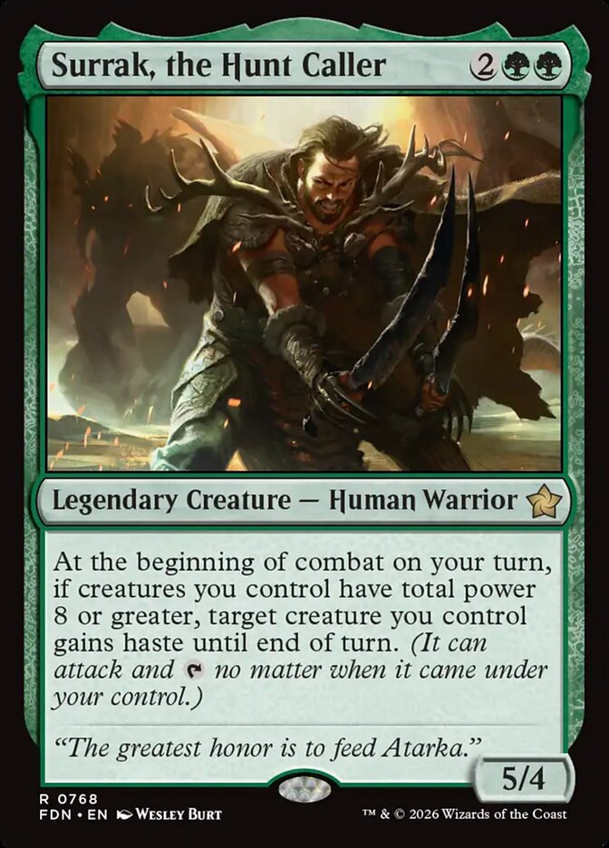 Surrak, the Hunt Caller (768) - Foundations (FDN)