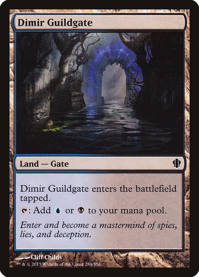 Dimir Guildgate (284) - Commander 2013 (C13)