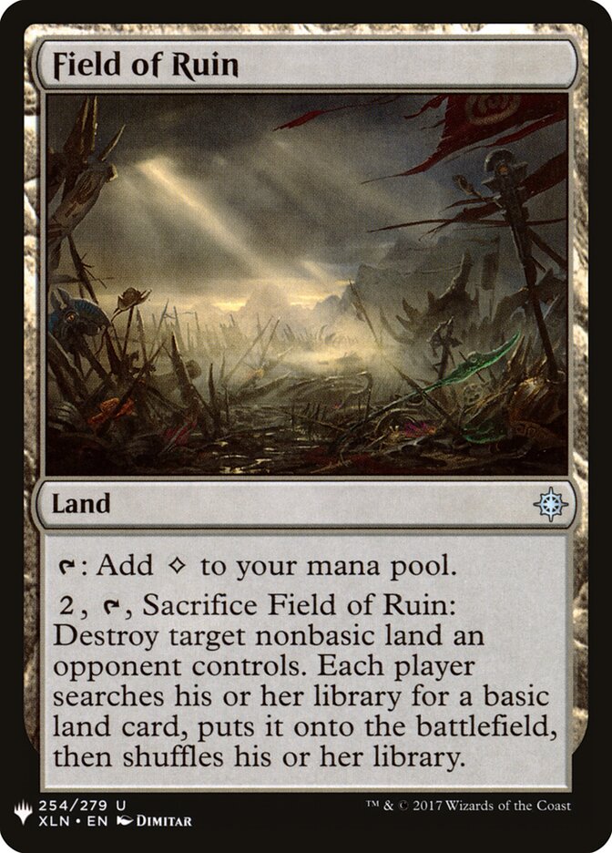 Field of Ruin (XLN-254) - The List (PLST)