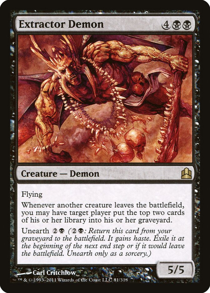 Extractor Demon (81) - Commander 2011 (CMD)