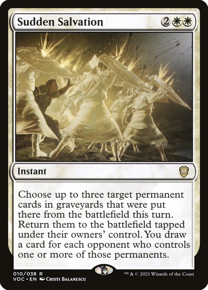 Sudden Salvation (10) - Crimson Vow Commander (VOC)