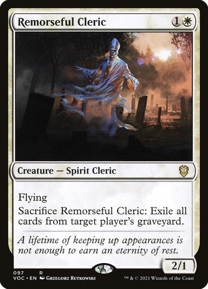 Remorseful Cleric (97) - Crimson Vow Commander (VOC)