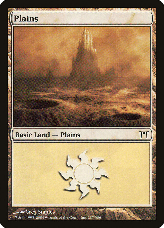 Plains (287) - Champions of Kamigawa (CHK)