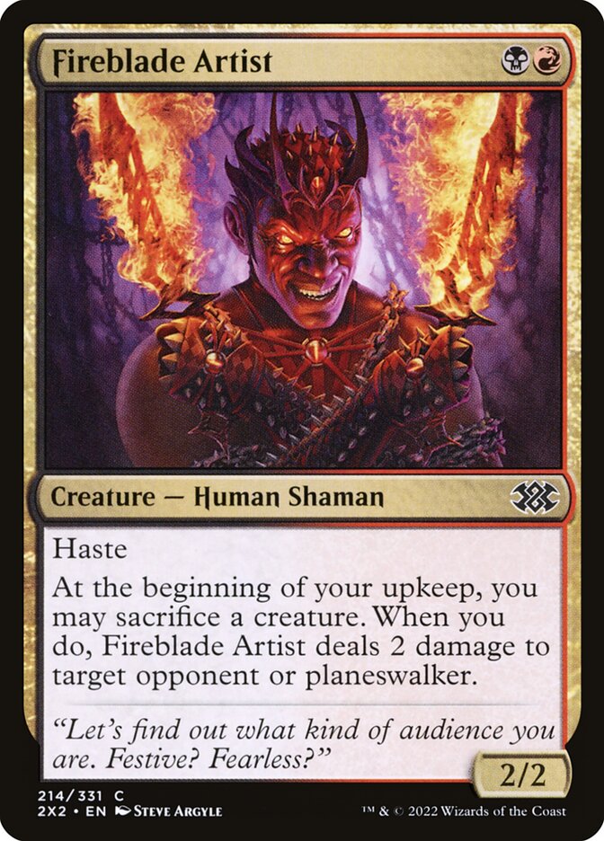 Fireblade Artist (214) - Double Masters 2022 (2X2)