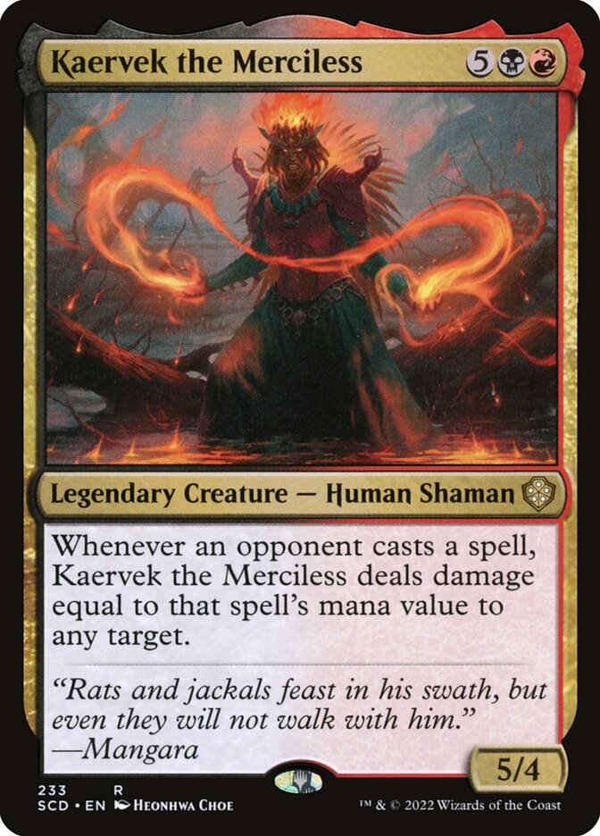 Kaervek the Merciless (233) - Starter Commander Decks (SCD)