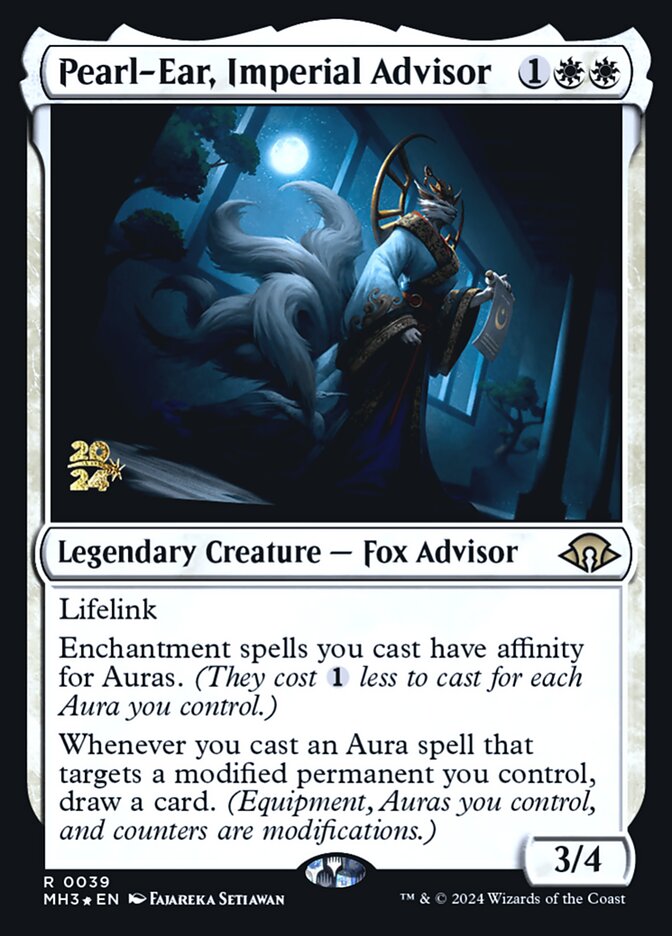 Pearl-Ear, Imperial Advisor (39s) - Modern Horizons 3 Promos (PMH3)