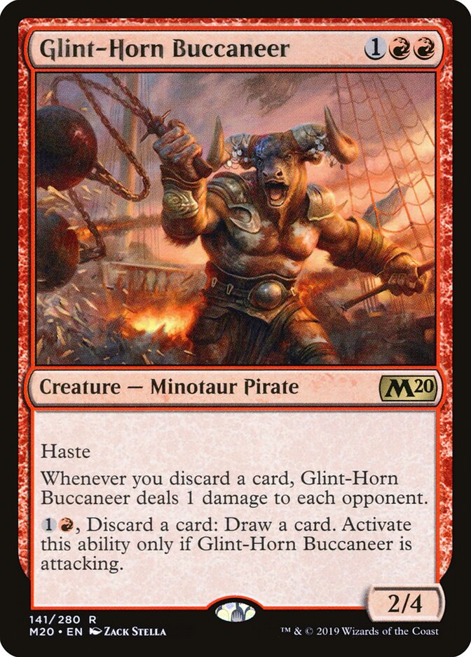 Glint-Horn Buccaneer (141) - Core Set 2020 (M20)