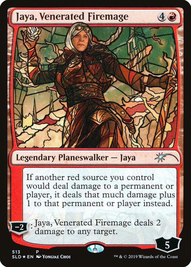 Jaya, Venerated Firemage (513) - Secret Lair Drop (SLD)