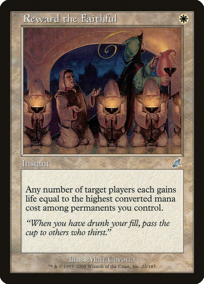 Reward the Faithful (22) - Scourge (SCG)
