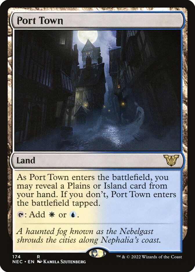Port Town (174) - Neon Dynasty Commander (NEC)