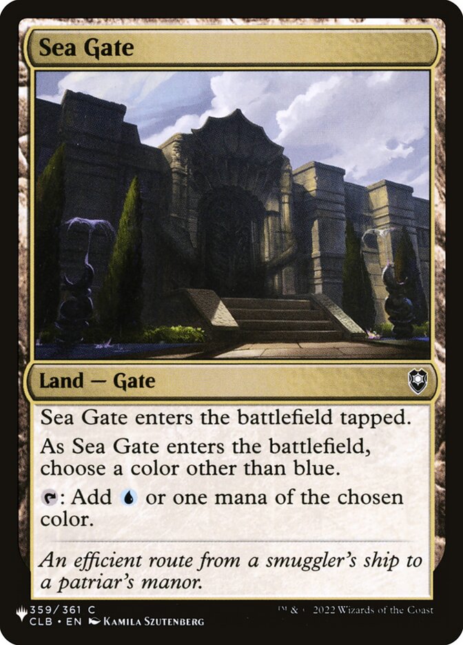Sea Gate (CLB-359) - The List (PLST)