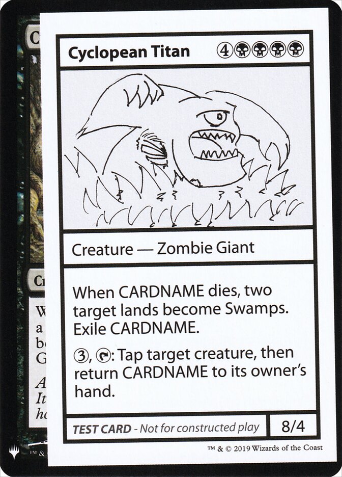 Cyclopean Titan (40) - Mystery Booster Playtest Cards 2019 (CMB1)