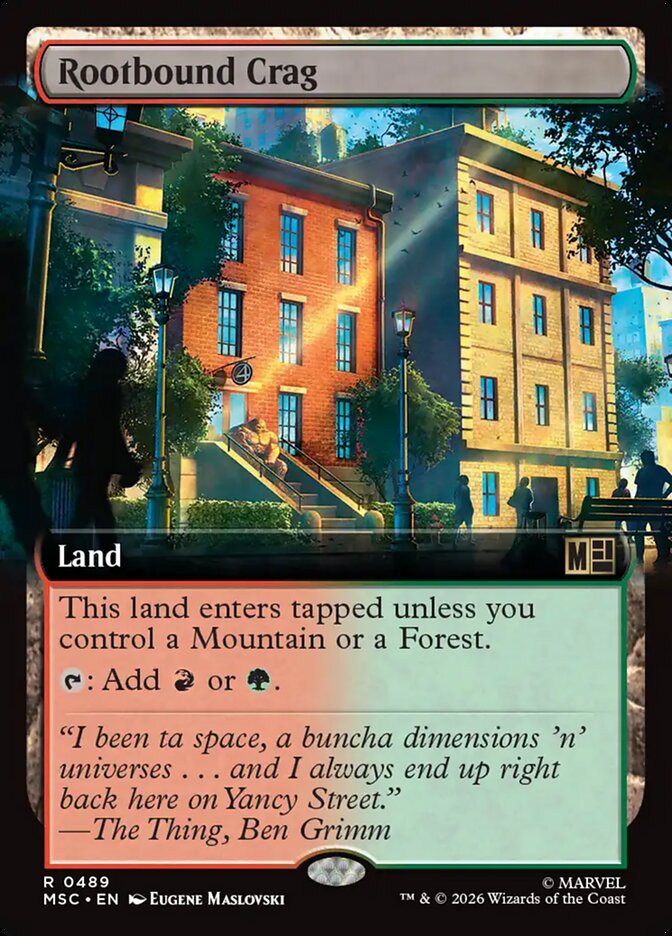 Rootbound Crag (489) - Marvel Super Heroes Commander (MSC)