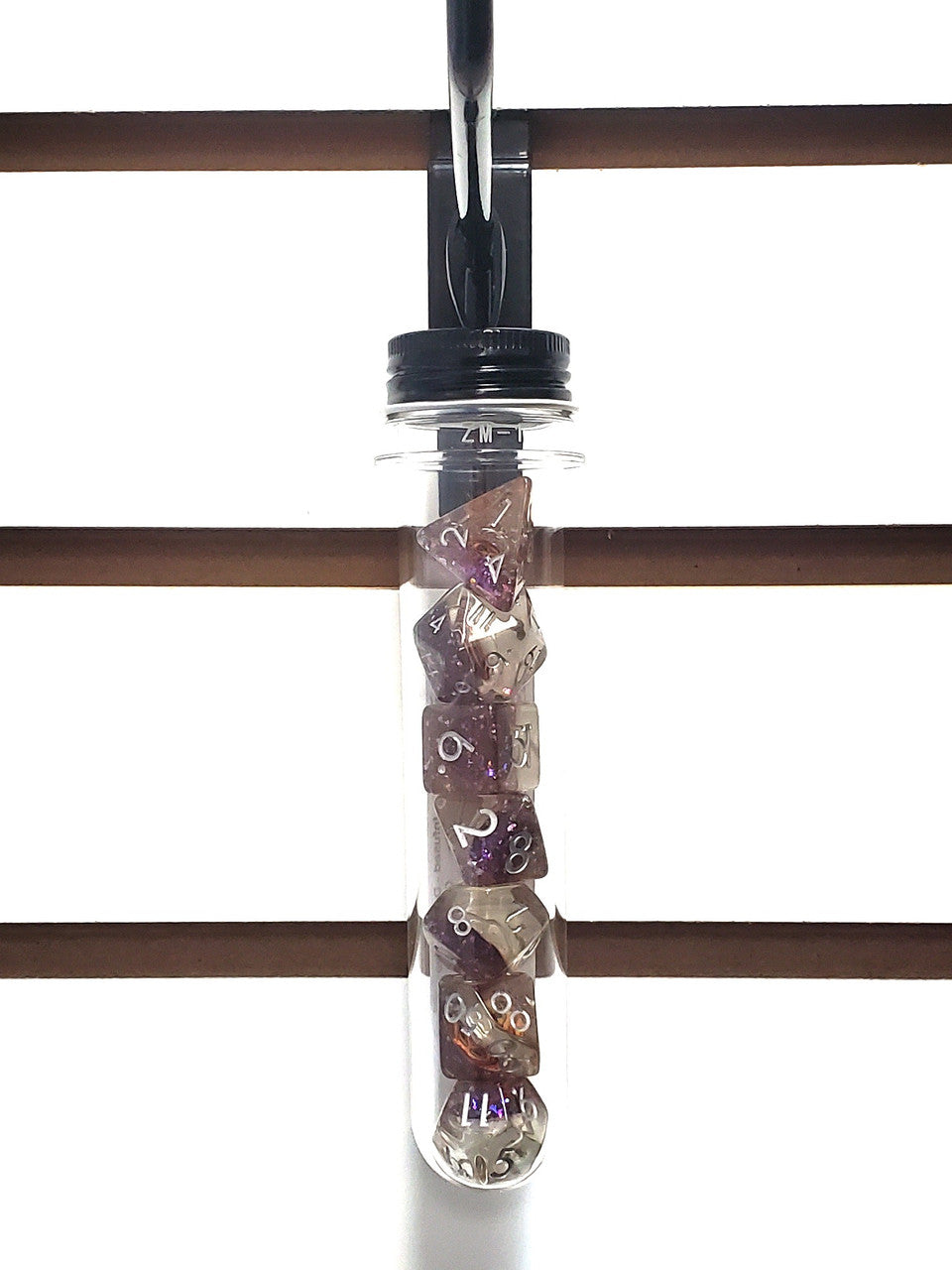 Old School 7 Piece DnD RPG Dice Set: Infused - Dragon Eye Gold