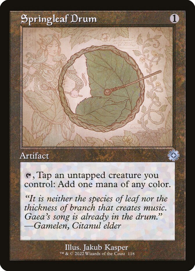 Springleaf Drum (118) - The Brothers' War Retro Artifacts (BRR)