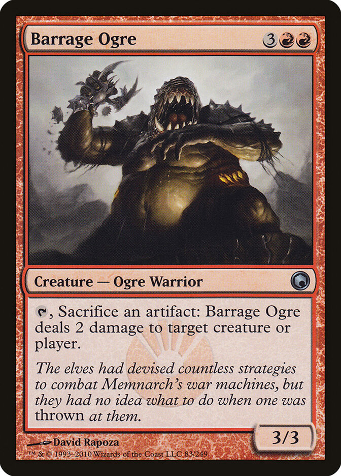 Barrage Ogre (83) - Scars of Mirrodin (SOM)
