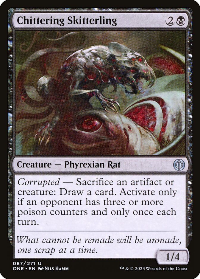 Chittering Skitterling (87) - Phyrexia: All Will Be One (ONE)