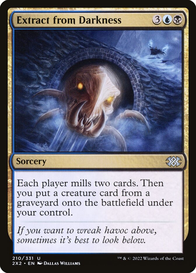 Extract from Darkness (210) - Double Masters 2022 (2X2)