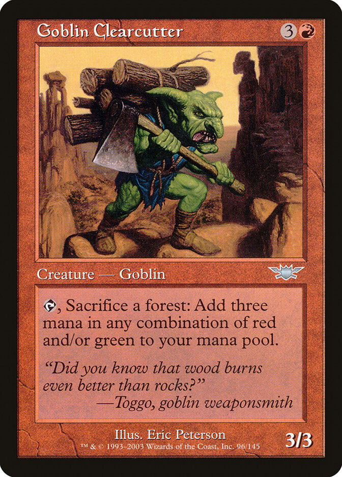 Goblin Clearcutter (96) - Legions (LGN)