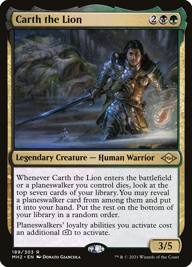 Carth the Lion (189) - Modern Horizons 2 (MH2)