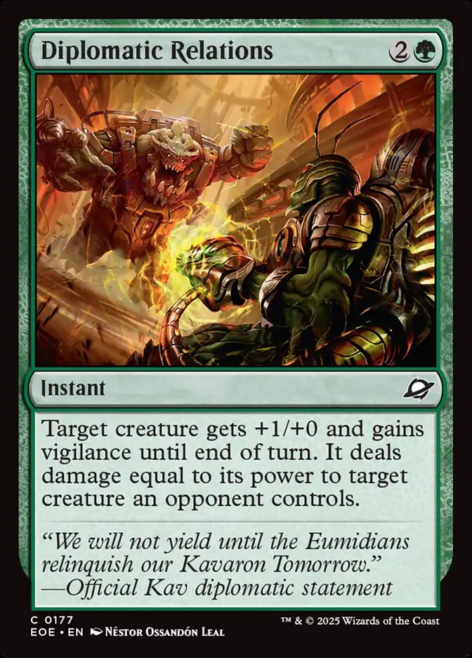 Diplomatic Relations (177) - Edge of Eternities (EOE)