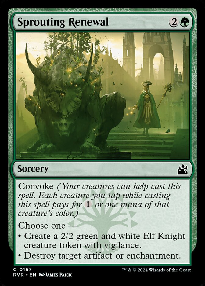 Sprouting Renewal (157) - Ravnica Remastered (RVR)