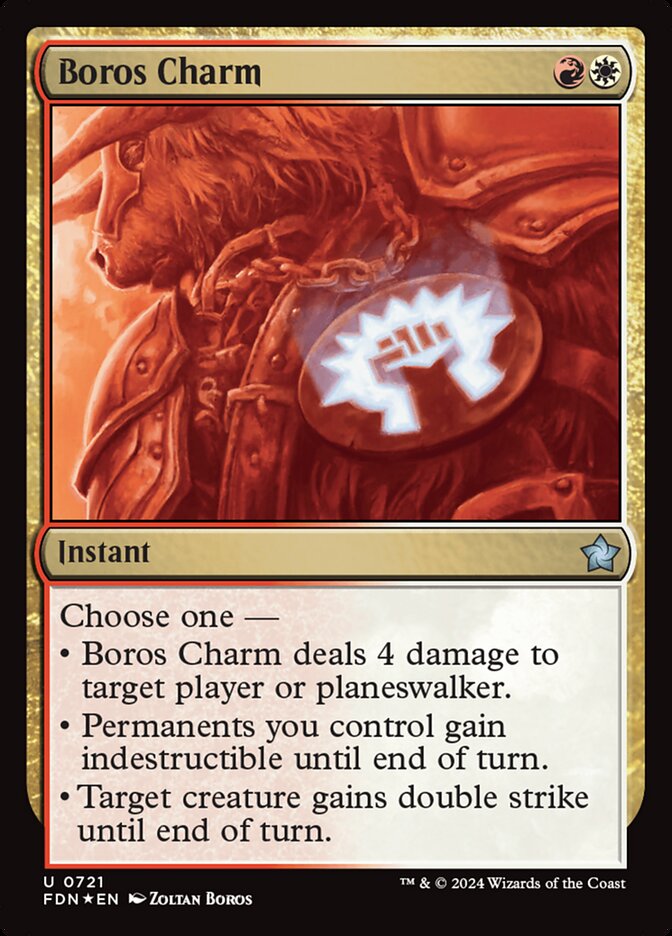 Boros Charm (721) - Foundations (FDN)