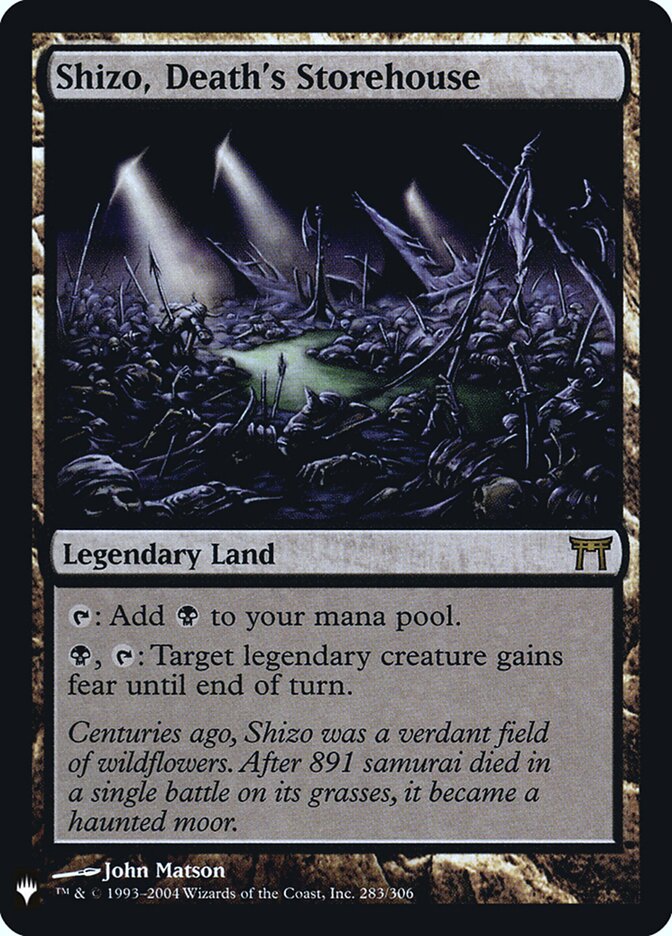 Shizo, Death's Storehouse (CHK-283) - The List (PLST)