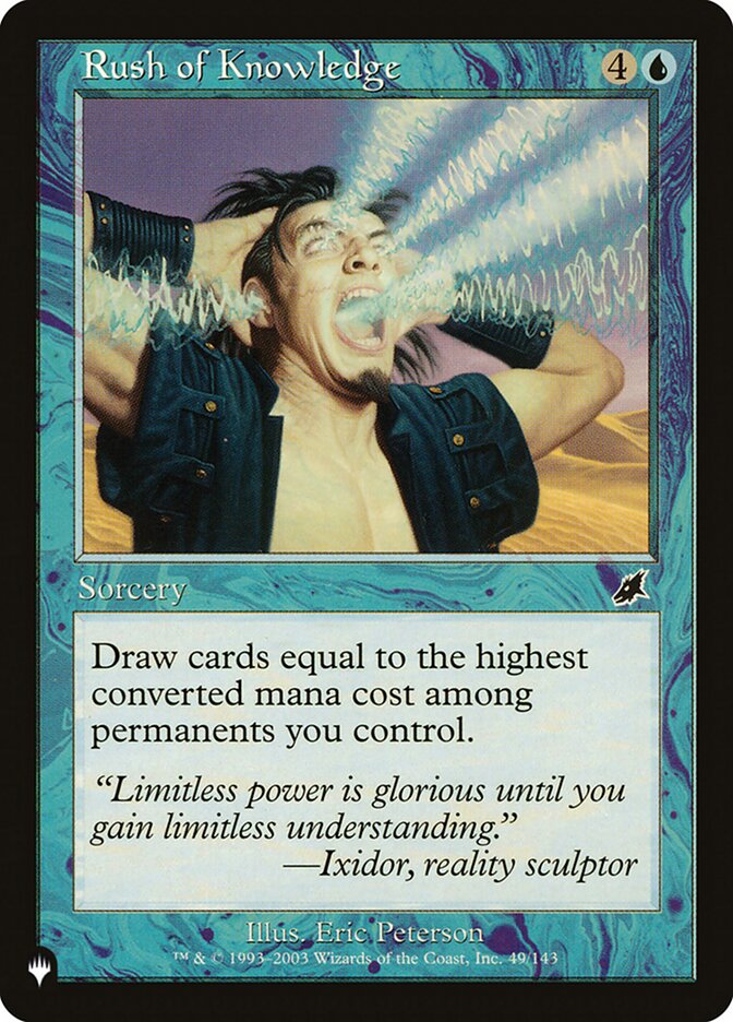 Rush of Knowledge (SCG-49) - The List (PLST)