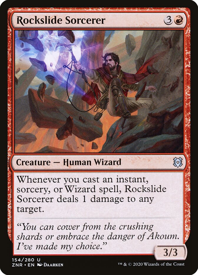 Rockslide Sorcerer (154) - Zendikar Rising (ZNR)