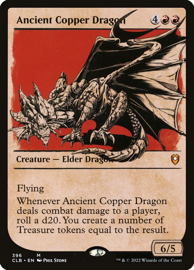 Ancient Copper Dragon (396) - Commander Legends: Battle for Baldur's Gate (CLB)