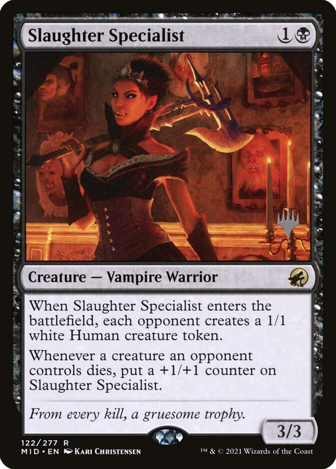 Slaughter Specialist (122p) - Innistrad: Midnight Hunt Promos (PMID)